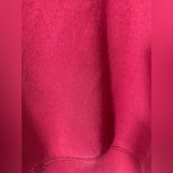 FRUIT OF THE LOOM CLYDE OHIO USA Red Crewneck Long Sleeves Sweatshirt in XL - Picture 2 of 7